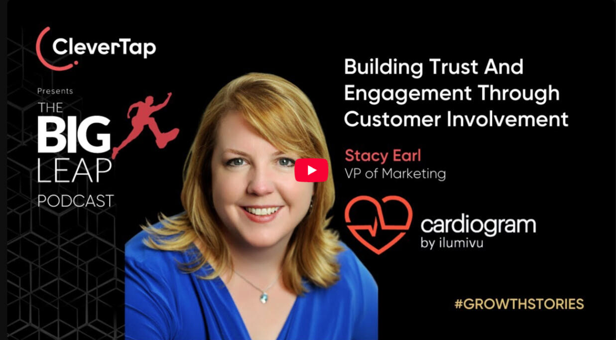 The Big Leap podcast with Stacy Earl, VP of Marketing at Cardiogram